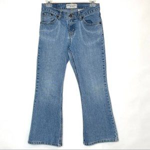 Girl's Levi Strauss Signature® Girls Stretch Low Rise Flare Jeans Size 10 1/2